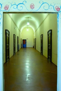 Ex convento Agostiniano corridio delle stanze dell ostello comunale