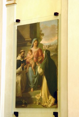 Chiesa di S. Michele Arcangelo, olio su tela di M. Ciccarelli del 1856.