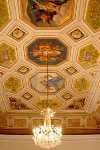 Palazzo municipale, soffitto della sala consiliare