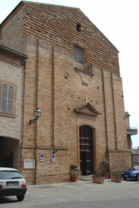 S. agostino, facciata della chiesa